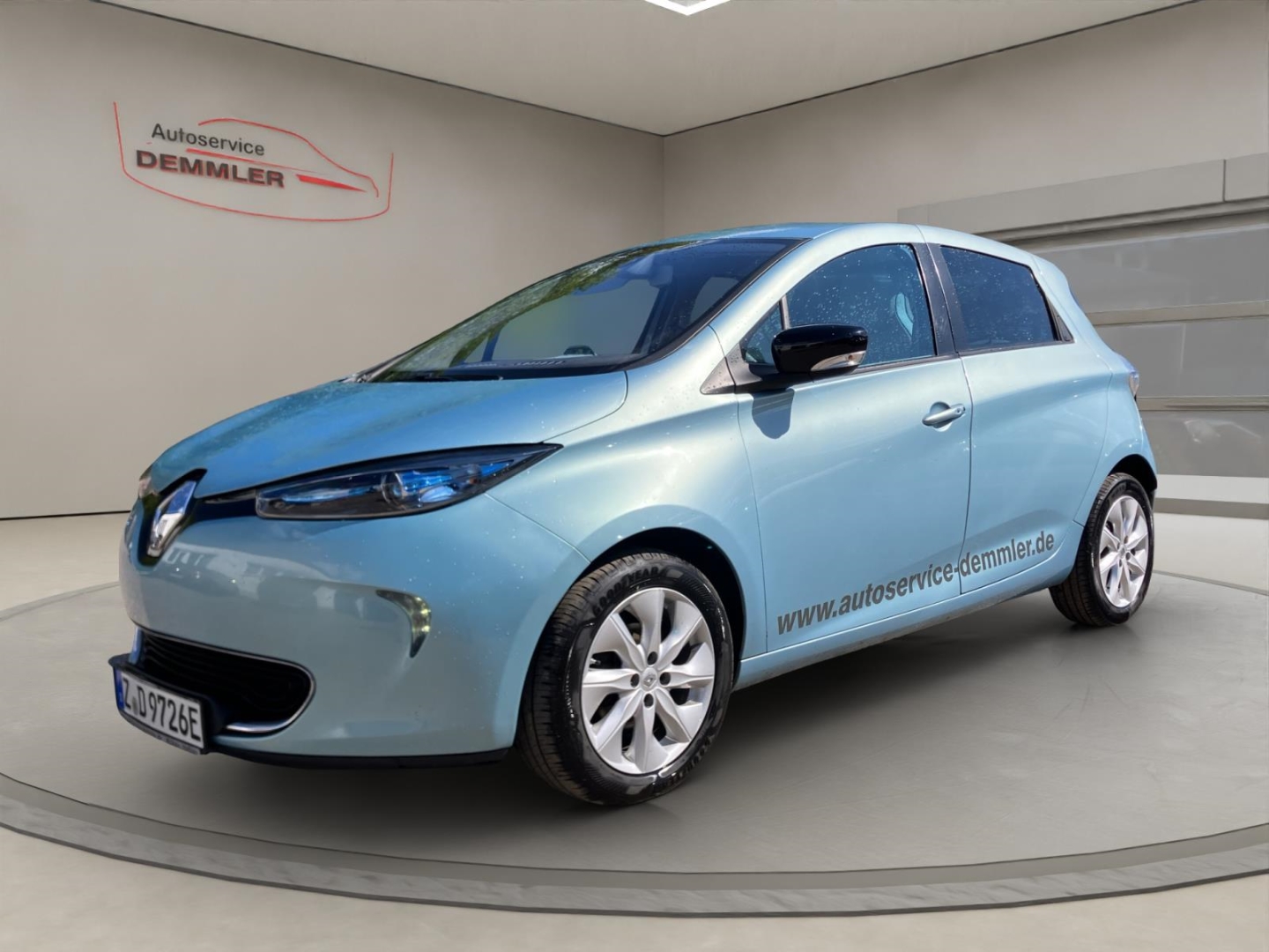 Renault ZOE Zen, Klimaautomatik, Tempomat, Parksensoren, blau energy