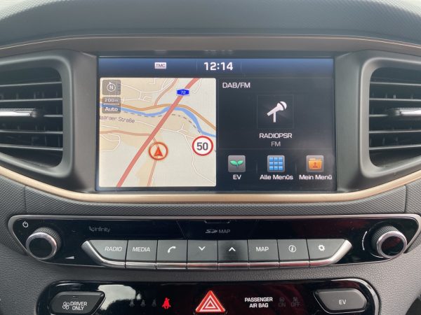 Hyundai IONIQ Style, Navi, LED, R.Kamera, ACC, Winter-p., Climatronic, polar white / sol (weiss) – Bild 11