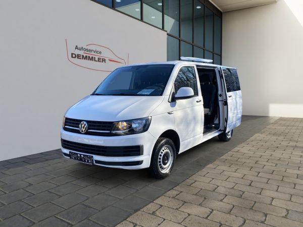 VW T6 Kombi 2.0 TDI, Klima, 2x Schiebetür, Sitzheizung, PDC, candy-weiß