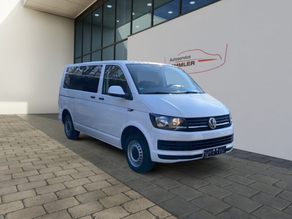 VW T6 Kombi 2.0 TDI, Klima, 2x Schiebetür, Sitzheizung, PDC, candy-weiß – Bild 5