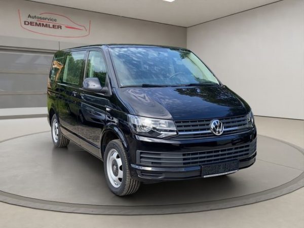 VW T6 Kombi Klima, PDC, 2x Schiebetür, Glasdach, deep black perleffekt (schwarz) – Bild 3