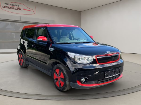 Kia Soul EV, (abr) cassisschwarz (dach:rot) – Bild 3