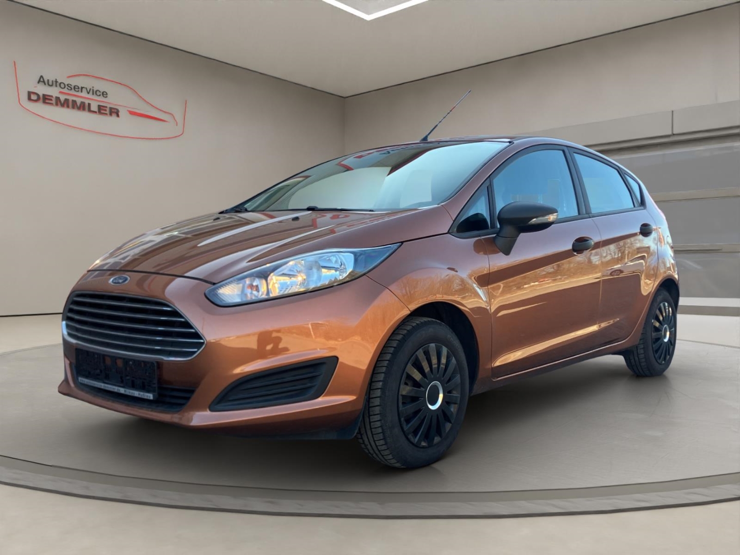 Ford Fiesta Ambiente 1.25, Klima, Scheckheft (guter Zustand), torino-braun metallic