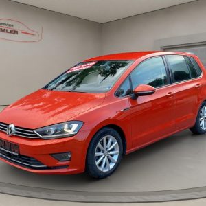 VW Golf Sportsvan VII, Climatronic, Standheizung, AHK, Tempomat, Sitzheizung, habanero orange metallic