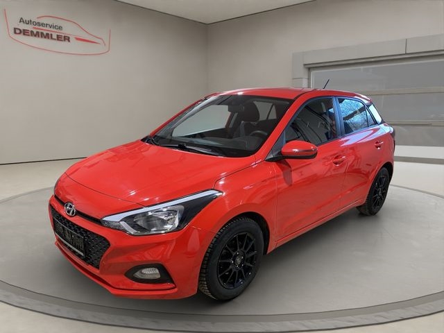 Hyundai i20 Select, Klimaanlage, Multifunktion, wenig KM, tomato red / sol (rot)