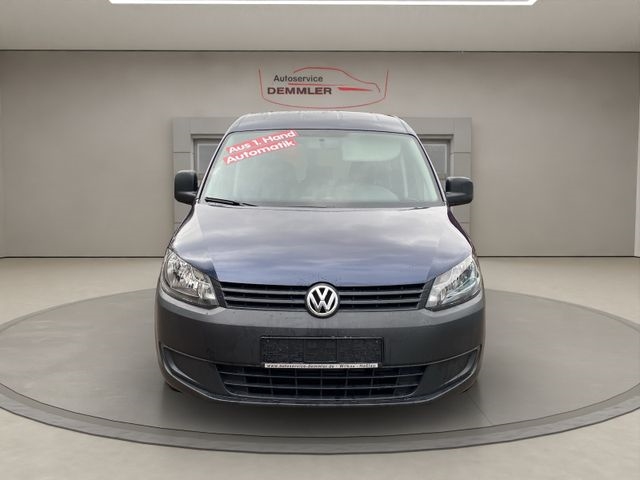 VW Caddy Klima, Parksensoren, Anhängerkupplung, night blue metallic (blau)
