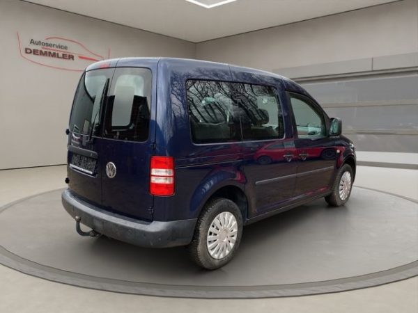 VW Caddy Klima, Parksensoren, Anhängerkupplung, night blue metallic (blau) – Bild 4