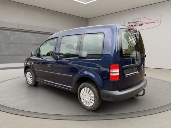 VW Caddy Klima, Parksensoren, Anhängerkupplung, night blue metallic (blau) – Bild 6