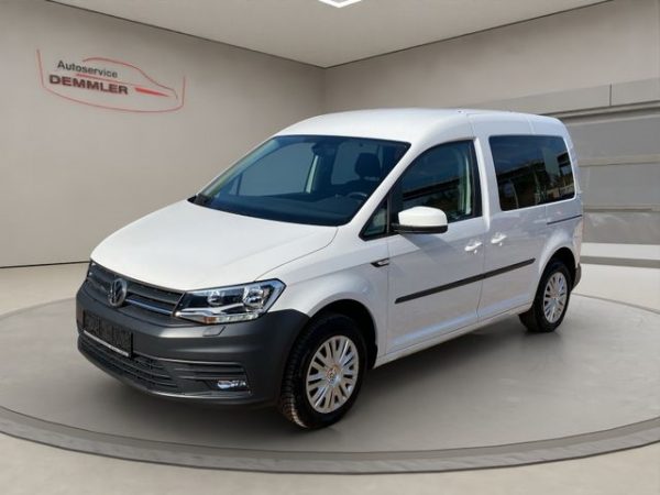 VW Caddy 7-Sitzer, Climatronic, AHK, Tempomat, Sitzheiz, candy-weiß