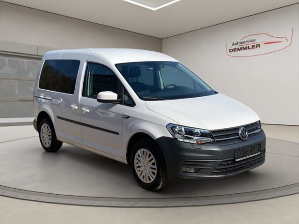 VW Caddy 7-Sitzer, Climatronic, AHK, Tempomat, Sitzheiz, candy-weiß – Bild 3