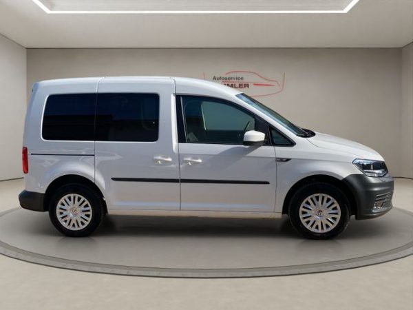 VW Caddy 7-Sitzer, Climatronic, AHK, Tempomat, Sitzheiz, candy-weiß – Bild 4