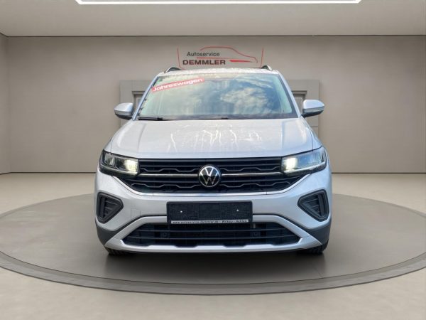 VW T-Cross 1.0 TSI Life EU6e, LED, Climatronic, Tempomat, PDC, ACC, reflexsilber metallic – Bild 2