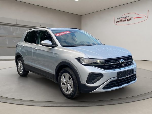 VW T-Cross 1.0 TSI Life EU6e, LED, Climatronic, Tempomat, PDC, ACC, reflexsilber metallic – Bild 3