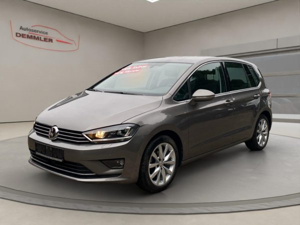 VW Golf Sportsvan VII Highline, Xenon, Climatronic, Sitzheizung, PDC, limestone grey metallic (grau)