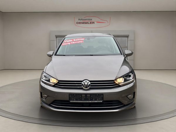 VW Golf Sportsvan VII Highline, Xenon, Climatronic, Sitzheizung, PDC, limestone grey metallic (grau) – Bild 2
