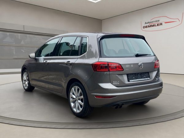 VW Golf Sportsvan VII Highline, Xenon, Climatronic, Sitzheizung, PDC, limestone grey metallic (grau) – Bild 7