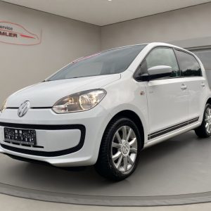VW up! club 1.0, Klimaanlage, Navi, Radio MP3, pure white (weiss)