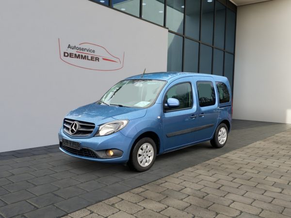 Mercedes-Benz Citan CDI lang, Klima, Anhängerkupplung, NSW, kornelitblau metallic