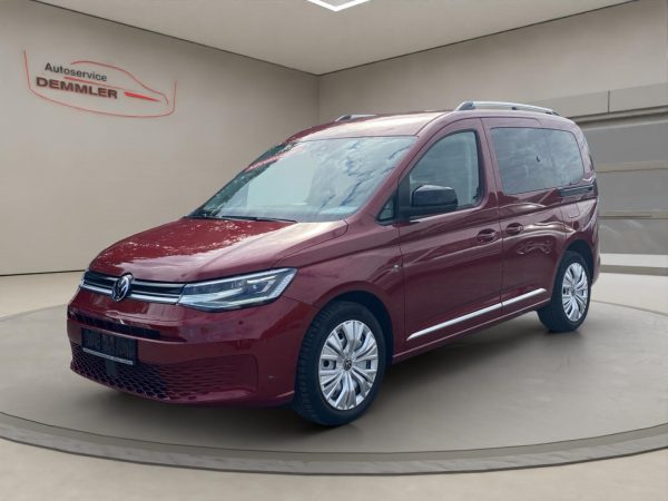 VW Caddy Style 2.0 TDI,LED,Navi,AHK,Tempomat,R.Kamera, fortanarot metallic