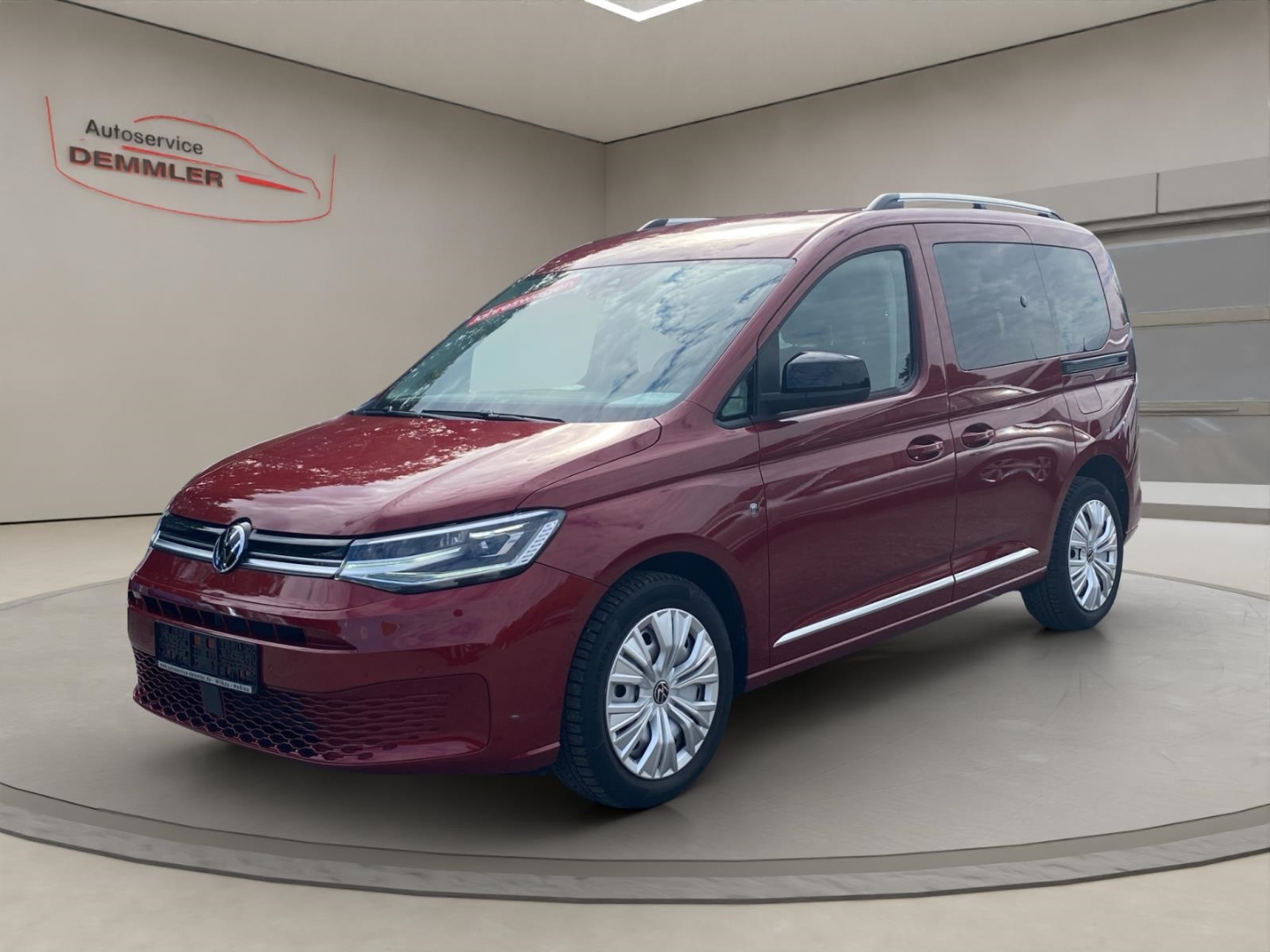 VW Caddy Style 2.0 TDI,LED,Navi,AHK,Tempomat,R.Kamera, fortanarot metallic