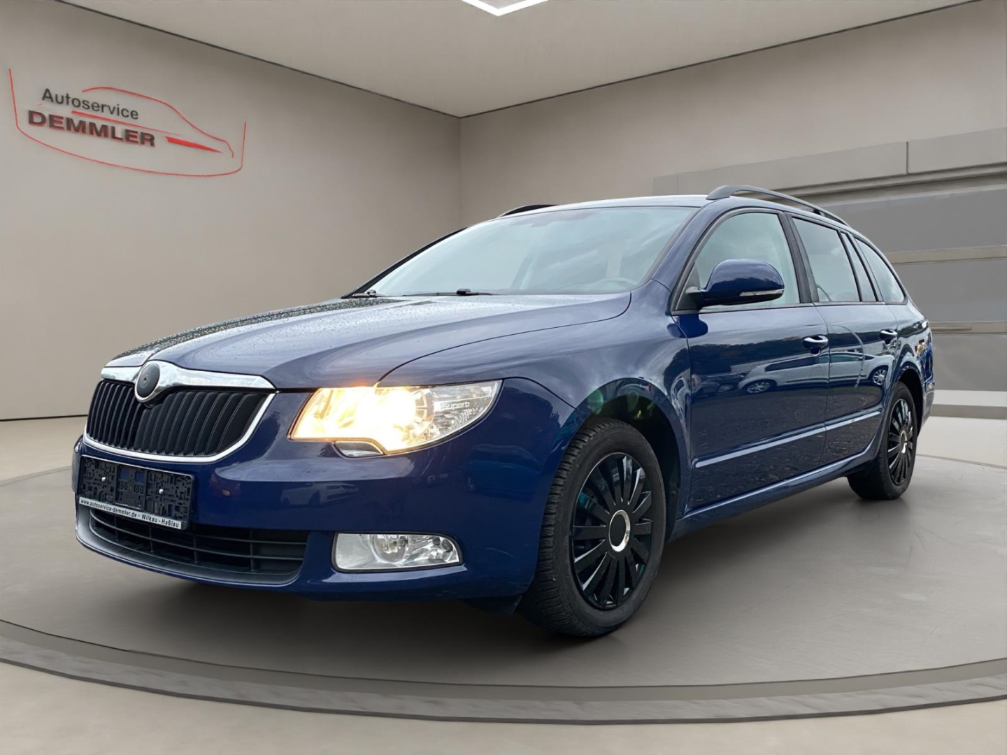 Skoda Superb Combi, Klimaautomatik, Sitzheizung, Tempomat, pacific-blau
