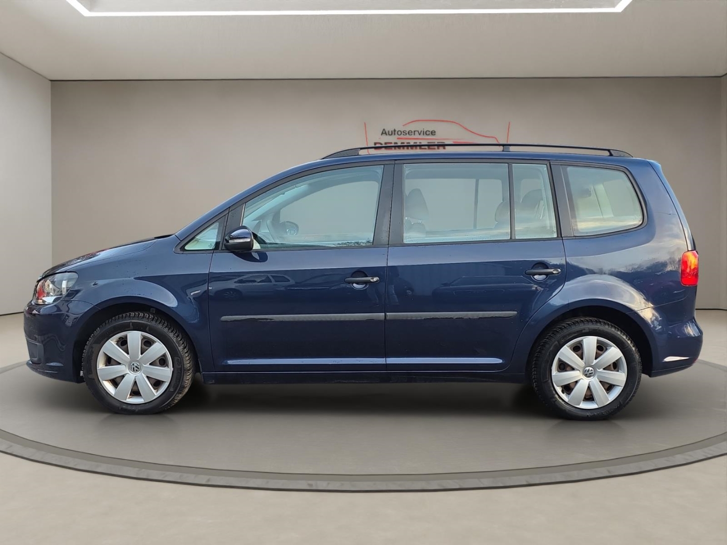 VW Touran 7-Sitzer, Climatic, PDC, Sitzheizung, night blue metallic (blau) – Bild 8