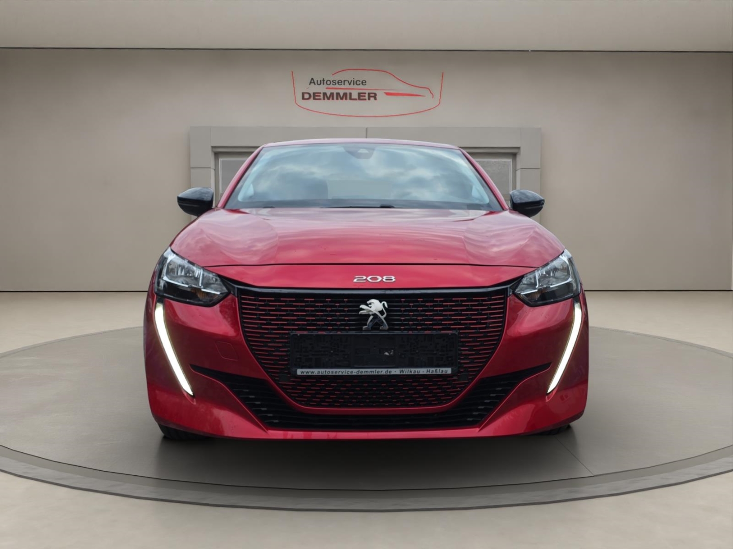 Peugeot 208 e- Active,LED,Climatronic,Tempomat,Sitzheizung, lackierung elixier-rot/typ verkleidung aussen metallic + farbig lackiert – Bild 2