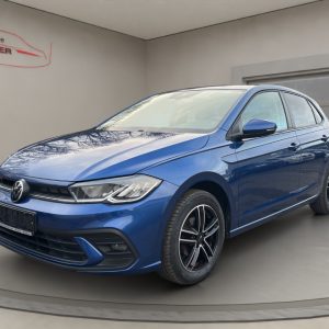 VW Polo VI ,Klimaanlage, LED-Scheinwerfer, PDC, DAB, reef blue metallic (blau)