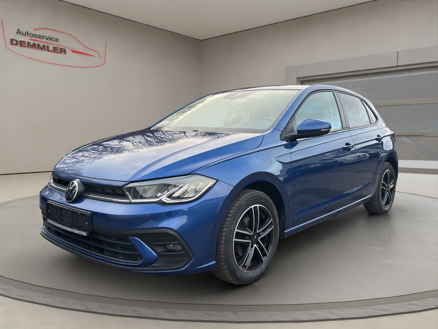 VW Polo VI ,Klimaanlage, LED-Scheinwerfer, PDC, DAB, reef blue metallic (blau)