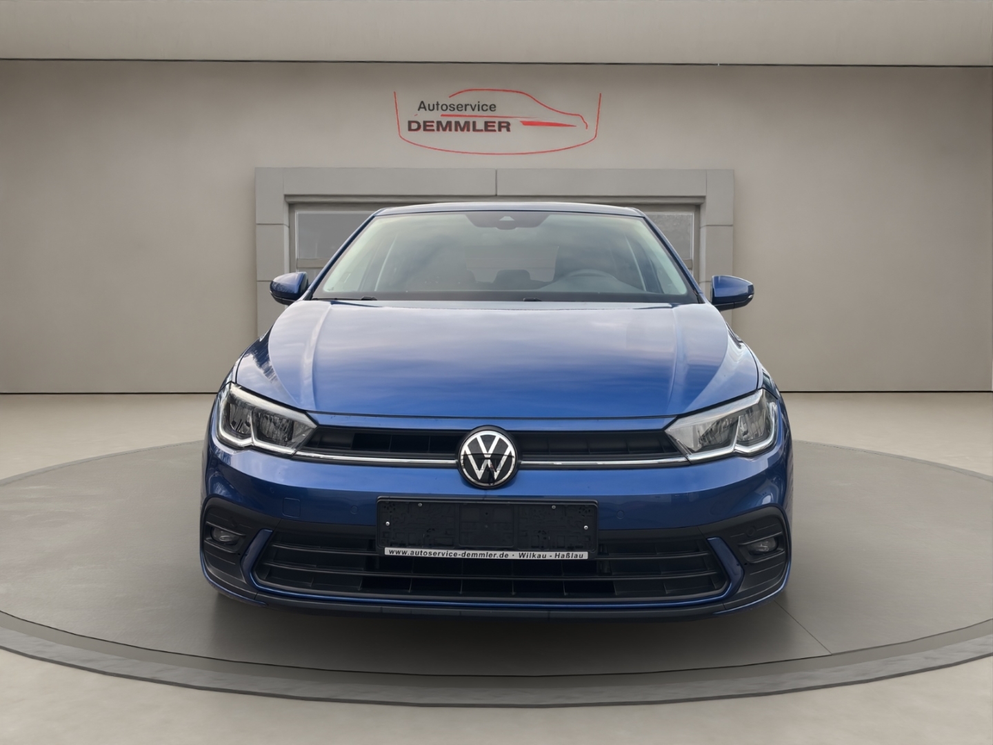 VW Polo VI ,Klimaanlage, LED-Scheinwerfer, PDC, DAB, reef blue metallic (blau) – Bild 2