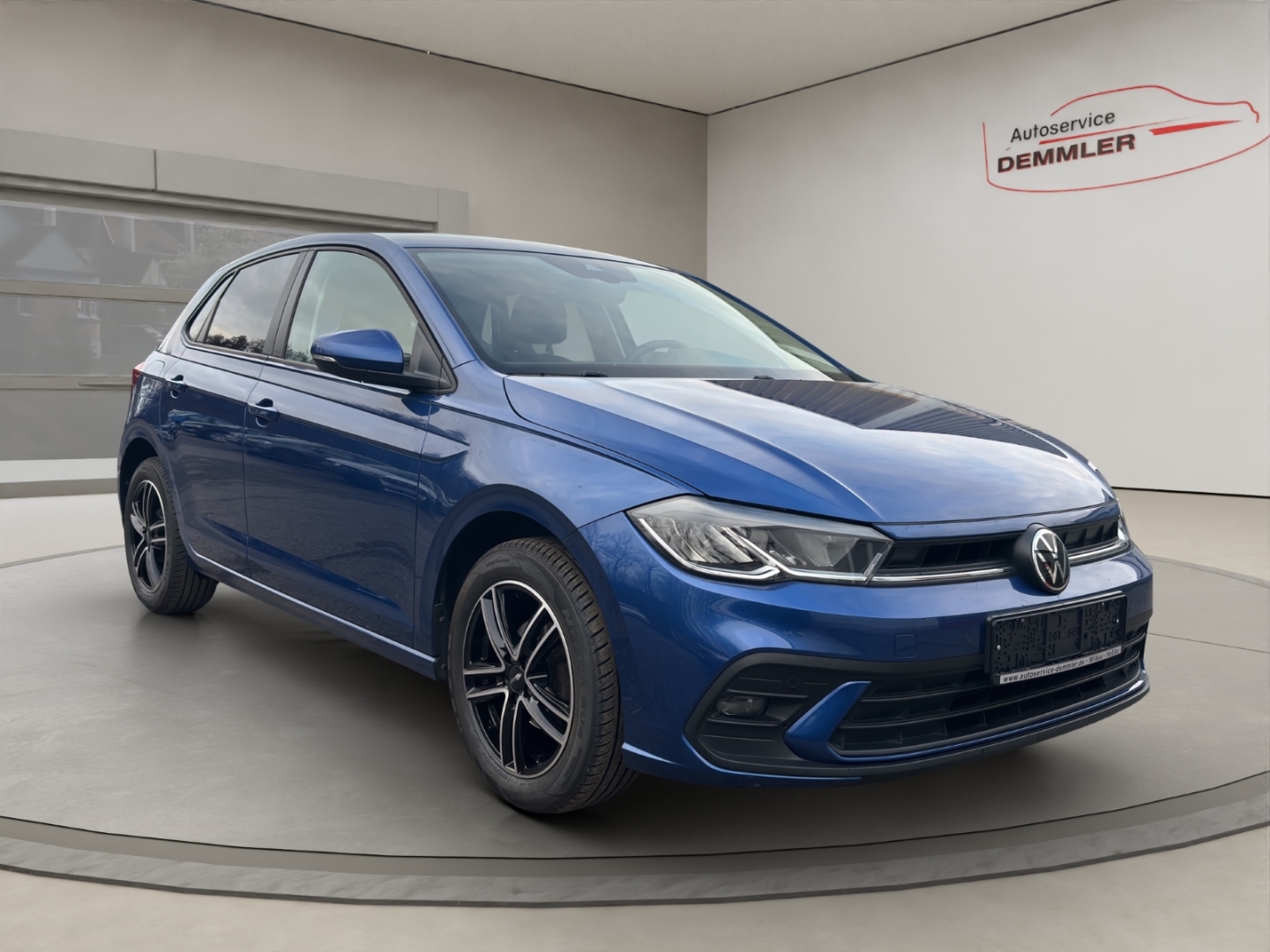 VW Polo VI ,Klimaanlage, LED-Scheinwerfer, PDC, DAB, reef blue metallic (blau) – Bild 3