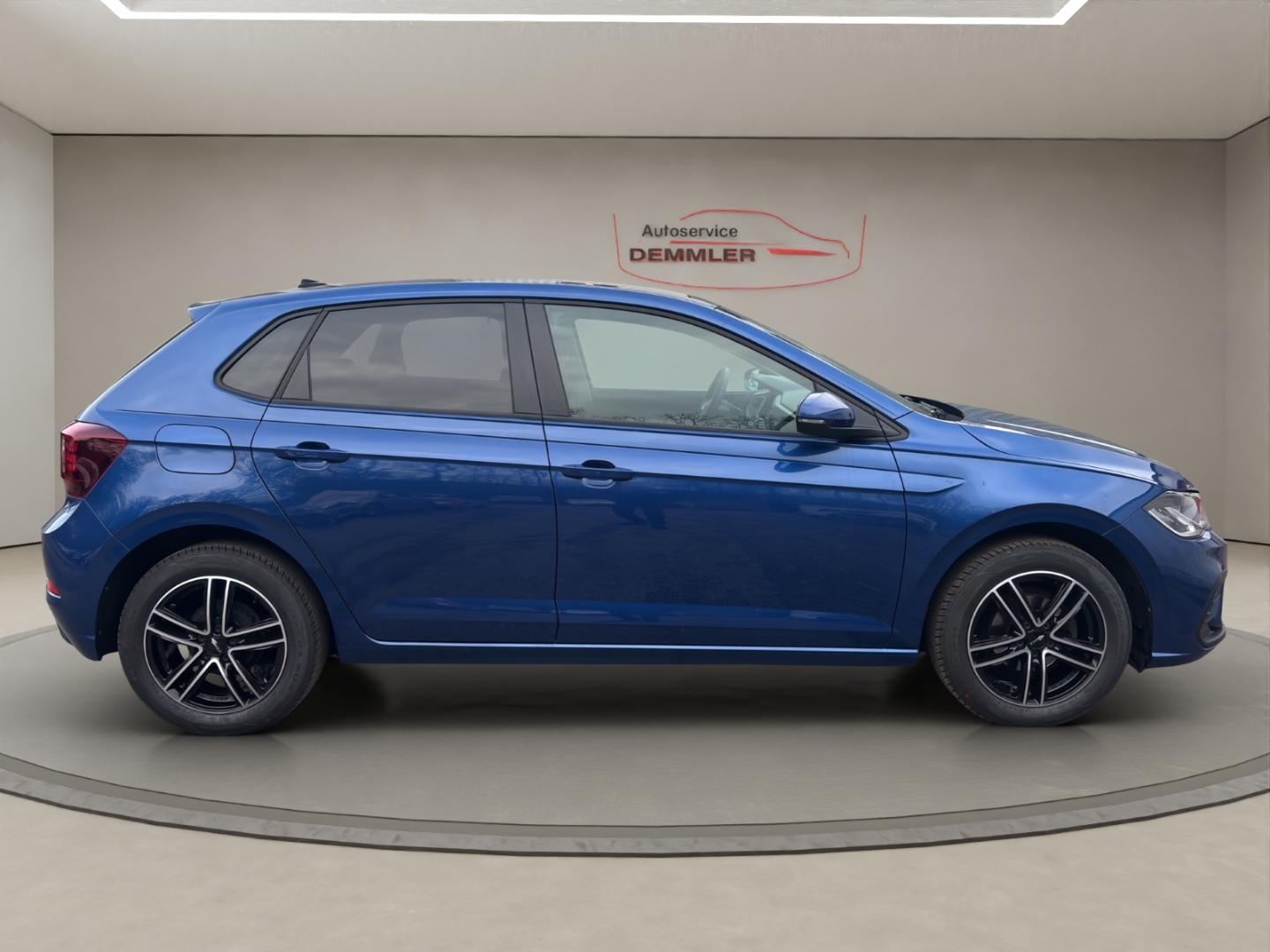 VW Polo VI ,Klimaanlage, LED-Scheinwerfer, PDC, DAB, reef blue metallic (blau) – Bild 4