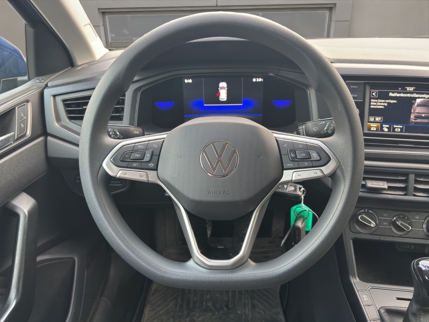 VW Polo VI ,Klimaanlage, LED-Scheinwerfer, PDC, DAB, reef blue metallic (blau) – Bild 15