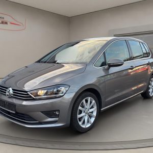 VW Golf Sportsvan VII Highline,Xenon,Navi,AHK,Winter-P.,Tempomat, limestone grey metallic (grau)