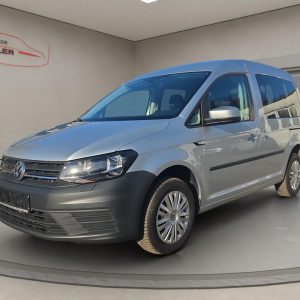VW Caddy Kombi 2.0 TDI Klima, AHK,Sitzheizung,Tempomat,PDC, reflexsilber metallic