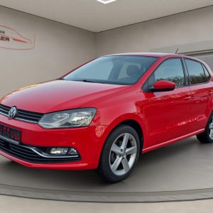 VW Polo Highline 1.2 TSI, Navi,Klima,Sitzheizung,PDC, flash-rot