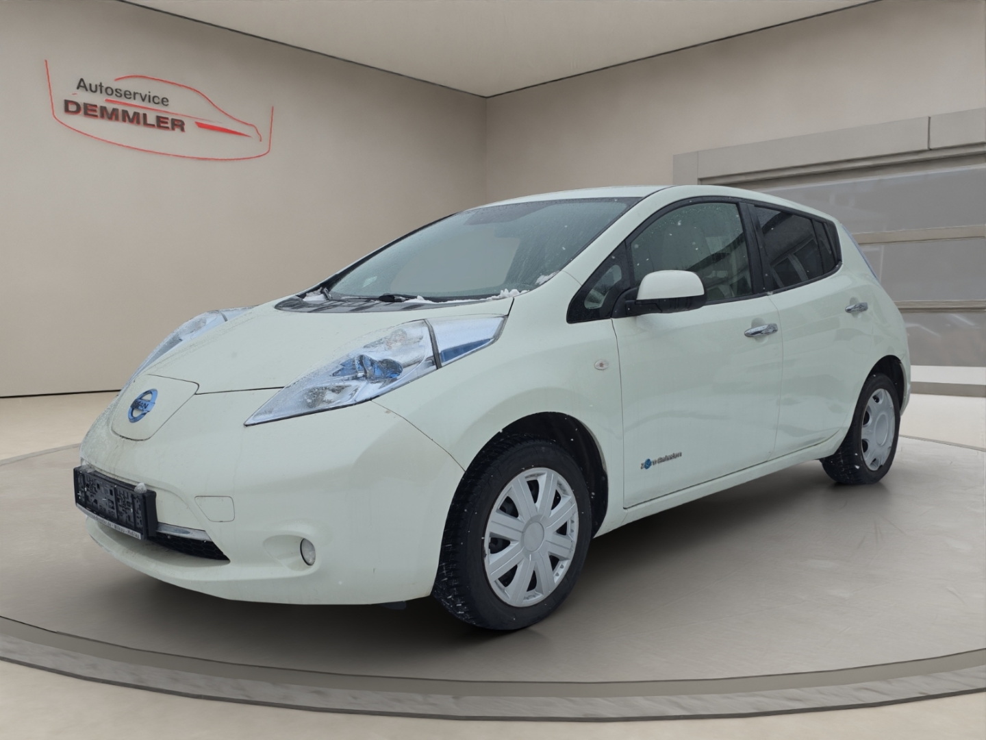 Nissan Leaf Klimaautomatik, Sitzheizung, Navi, Tempomat, white pearl (m) (weiss)
