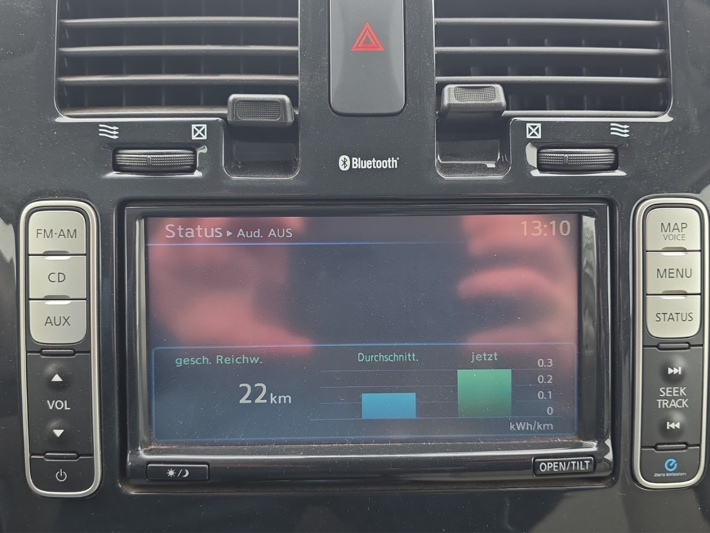 Nissan Leaf Klimaautomatik, Sitzheizung, Navi, Tempomat, white pearl (m) (weiss) – Bild 16