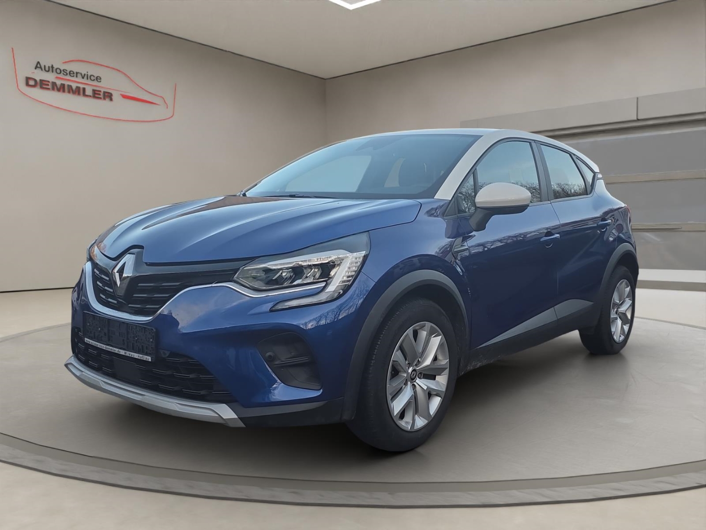 Renault Captur II 1.0 TCE Navi,Kamera,LED,Tempomat,Klima, blue rqh + white qnw (blau)