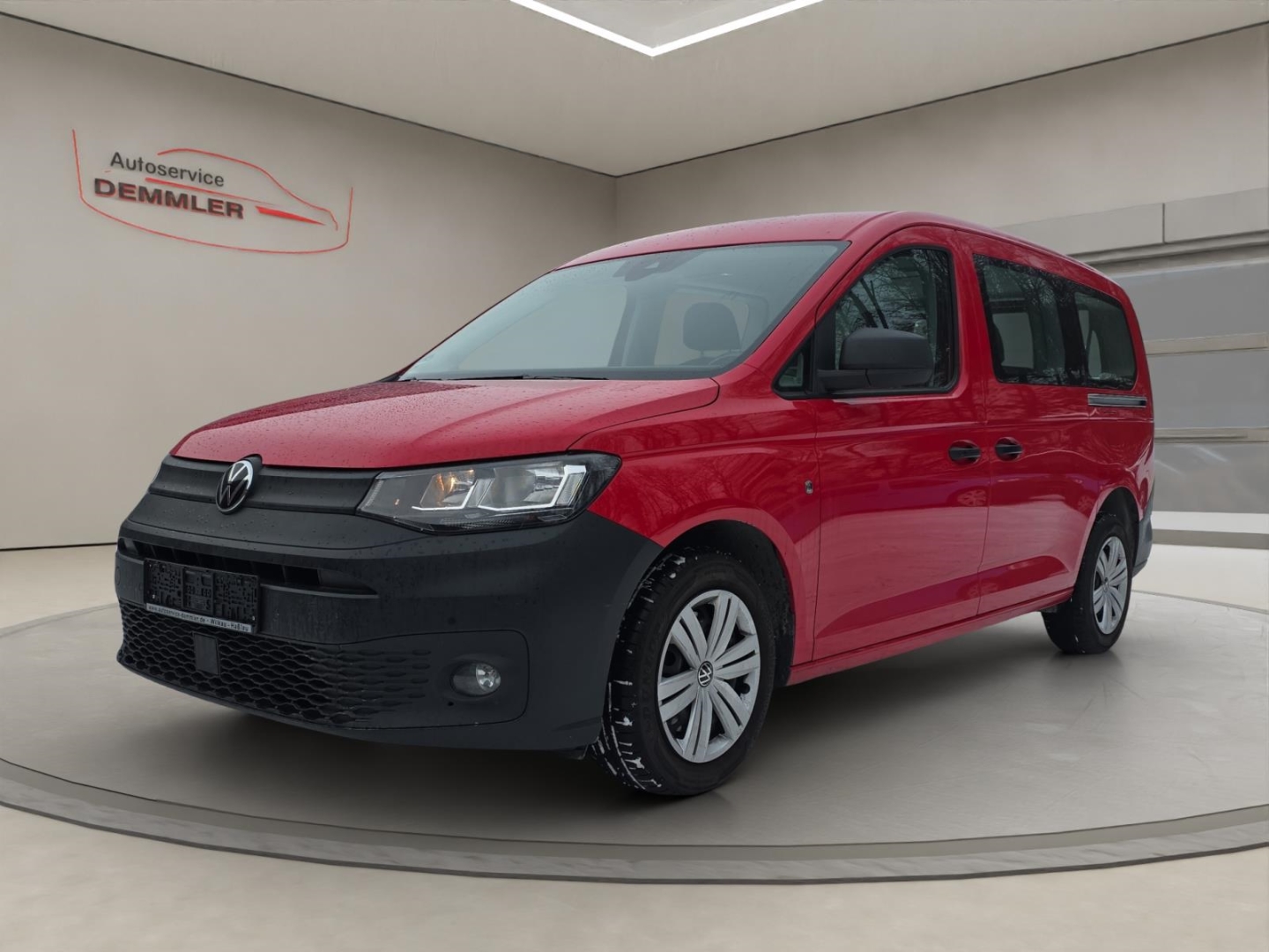 VW Caddy Maxi 2.0 TDI, 7 Sitzer, Navi, AHK, Winter-P.,ACC, rot