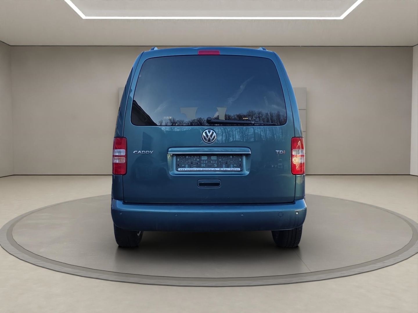 VW Caddy 1.6 TDI,Climatronic,PDC,Sitzheizung,Tempomat, bambusgarden green metallic (gruen) – Bild 6