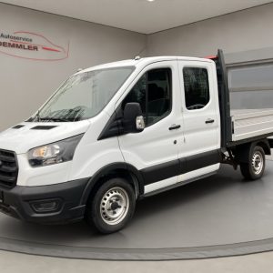 Ford Transit Pritsche L2 Doppelkabine, Klima, AHK, frost-weiß