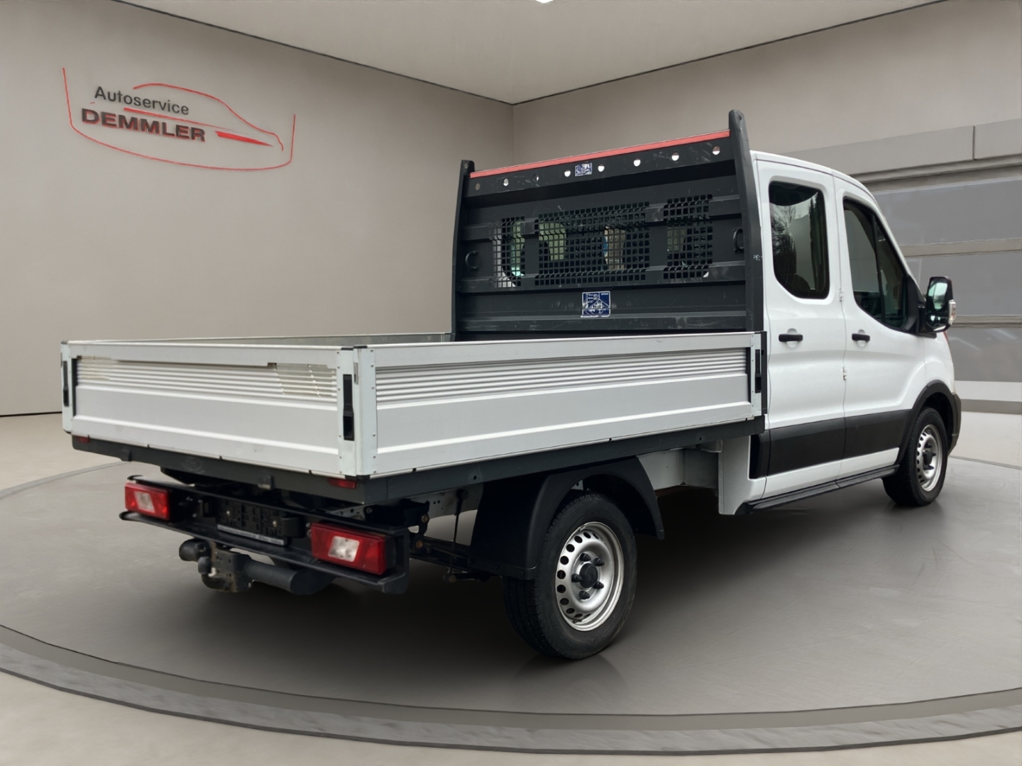 Ford Transit Pritsche L2 Doppelkabine, Klima, AHK, frost-weiß – Bild 5