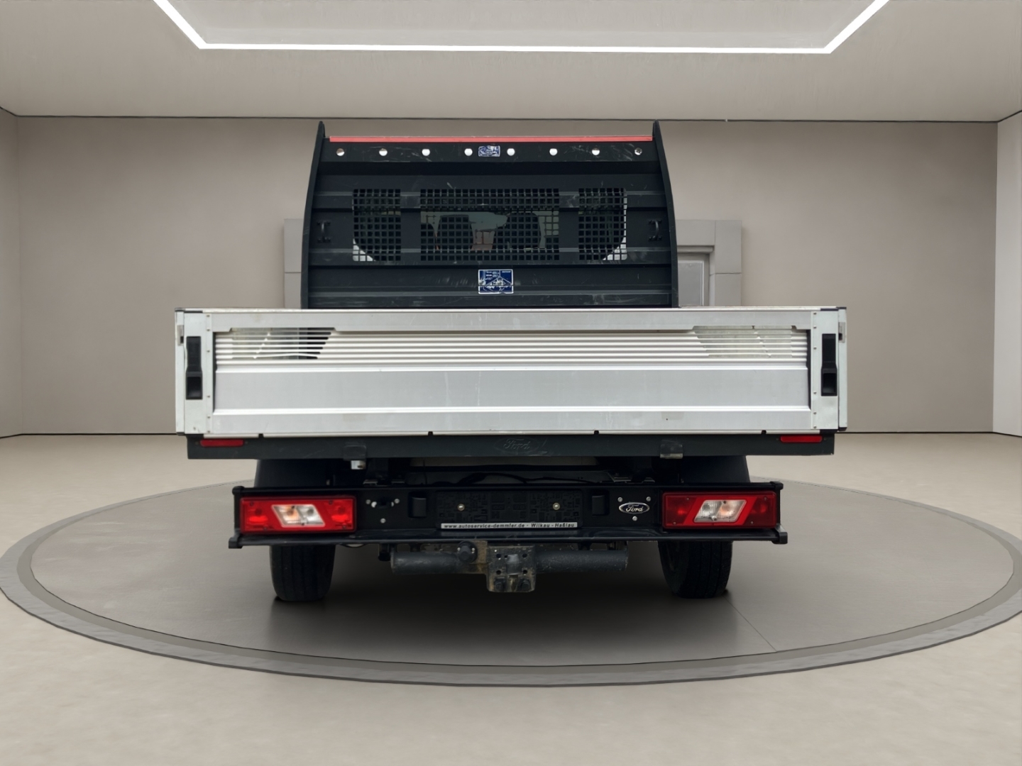 Ford Transit Pritsche L2 Doppelkabine, Klima, AHK, frost-weiß – Bild 6