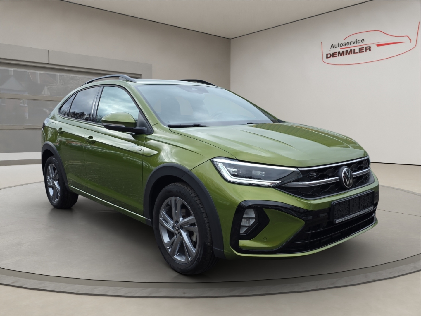 VW Taigo R-Line 1.0 TSI, Climatronic,R.Kamera,LED,ACC, visual green metallic (gruen) – Bild 3