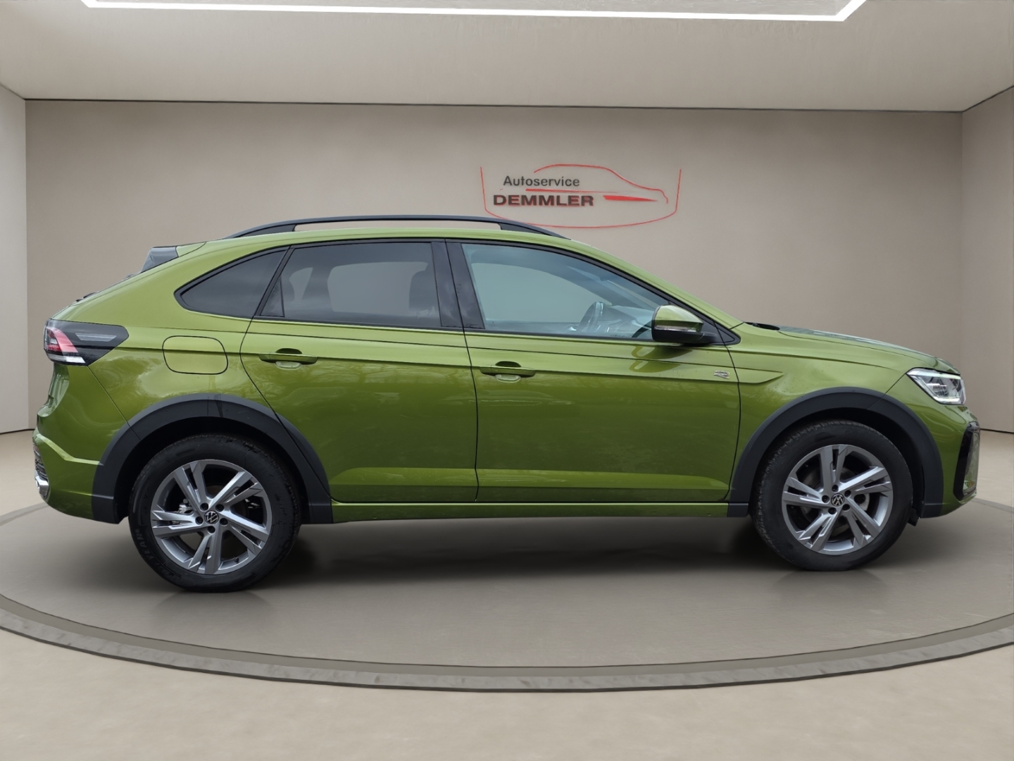 VW Taigo R-Line 1.0 TSI, Climatronic,R.Kamera,LED,ACC, visual green metallic (gruen) – Bild 4