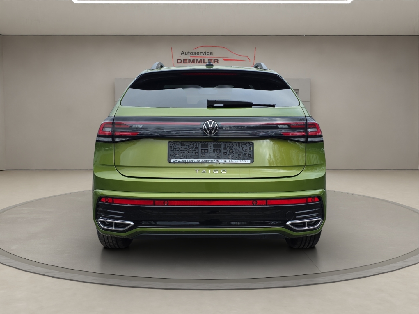 VW Taigo R-Line 1.0 TSI, Climatronic,R.Kamera,LED,ACC, visual green metallic (gruen) – Bild 6