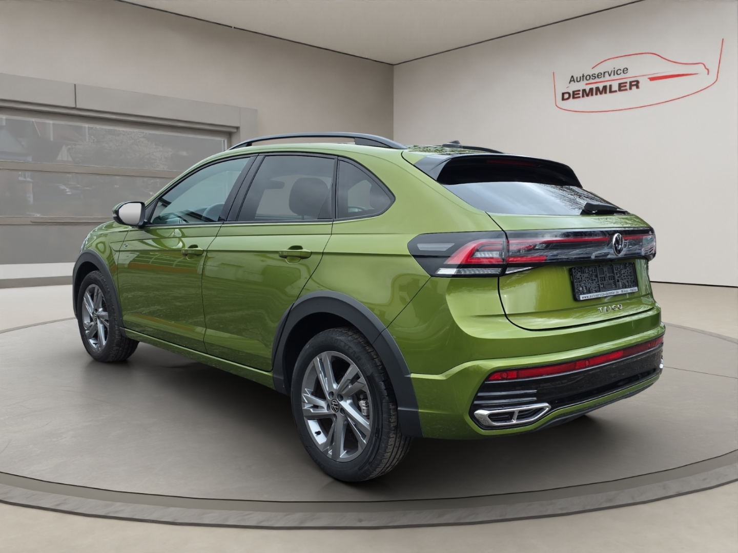 VW Taigo R-Line 1.0 TSI, Climatronic,R.Kamera,LED,ACC, visual green metallic (gruen) – Bild 7