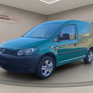 VW Caddy 1.6 TDI,Climatronic,Tempomat,AHK,Sitzheizung, gruen
