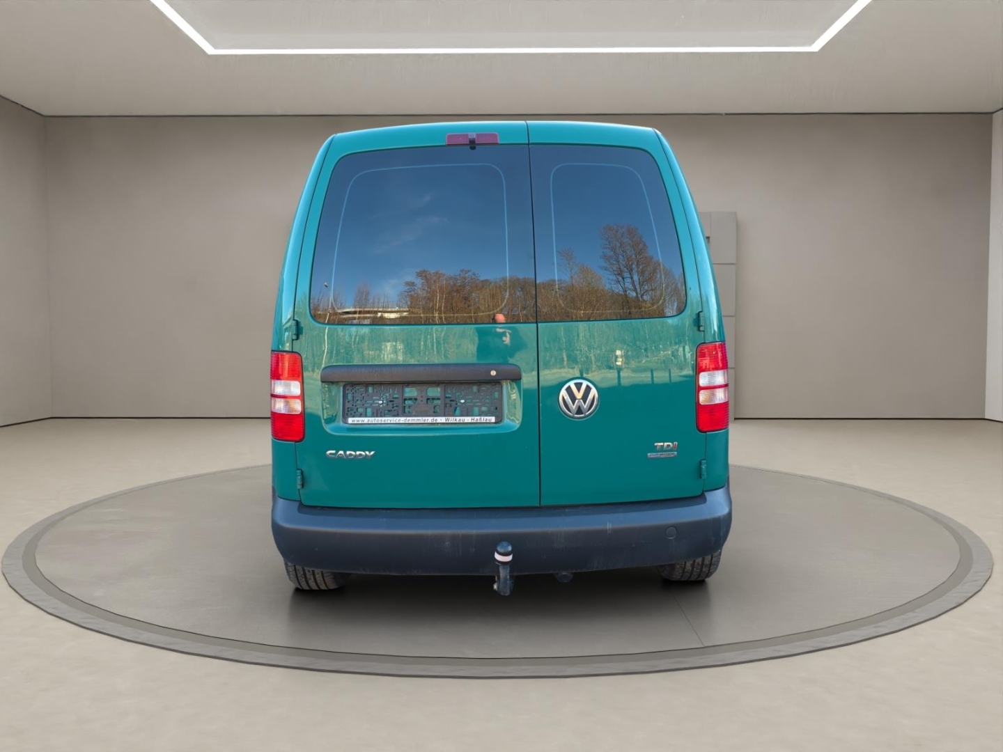 VW Caddy 1.6 TDI,Climatronic,Tempomat,AHK,Sitzheizung, gruen – Bild 6